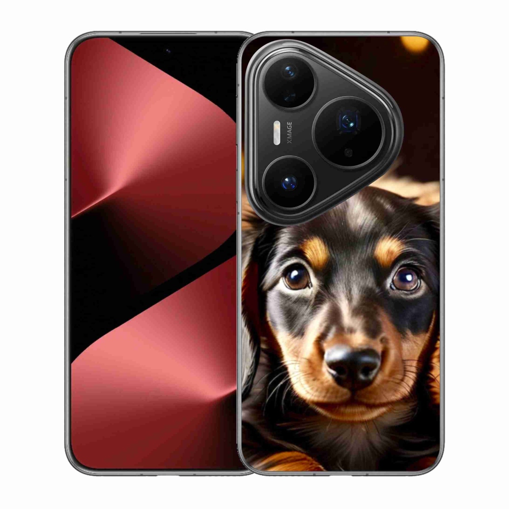 Gelový kryt mmCase na Huawei Pura 80 Pro - jezevčík