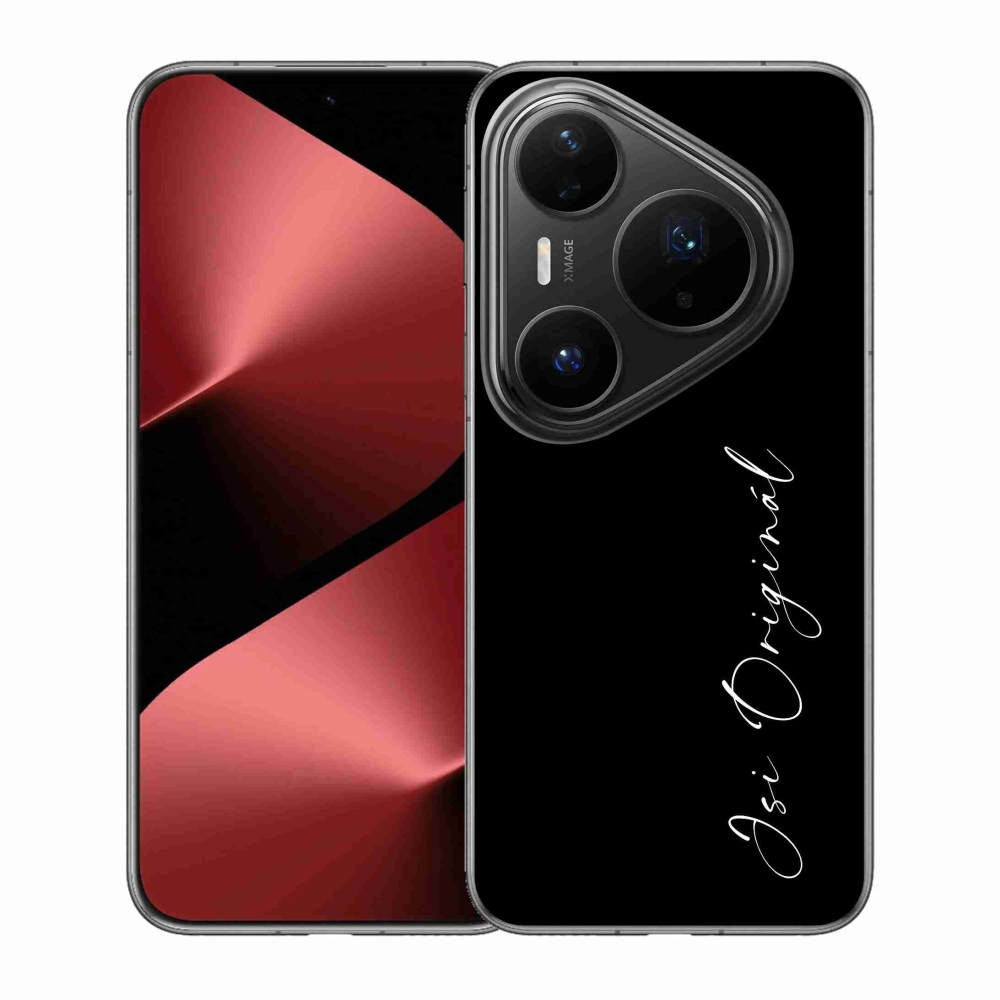 Gelový kryt mmCase na Huawei Pura 80 Pro - jsi originál černé pozadí