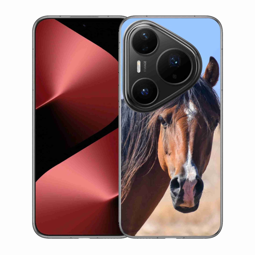 Gelový kryt mmCase na Huawei Pura 80 Pro - klidný kůň