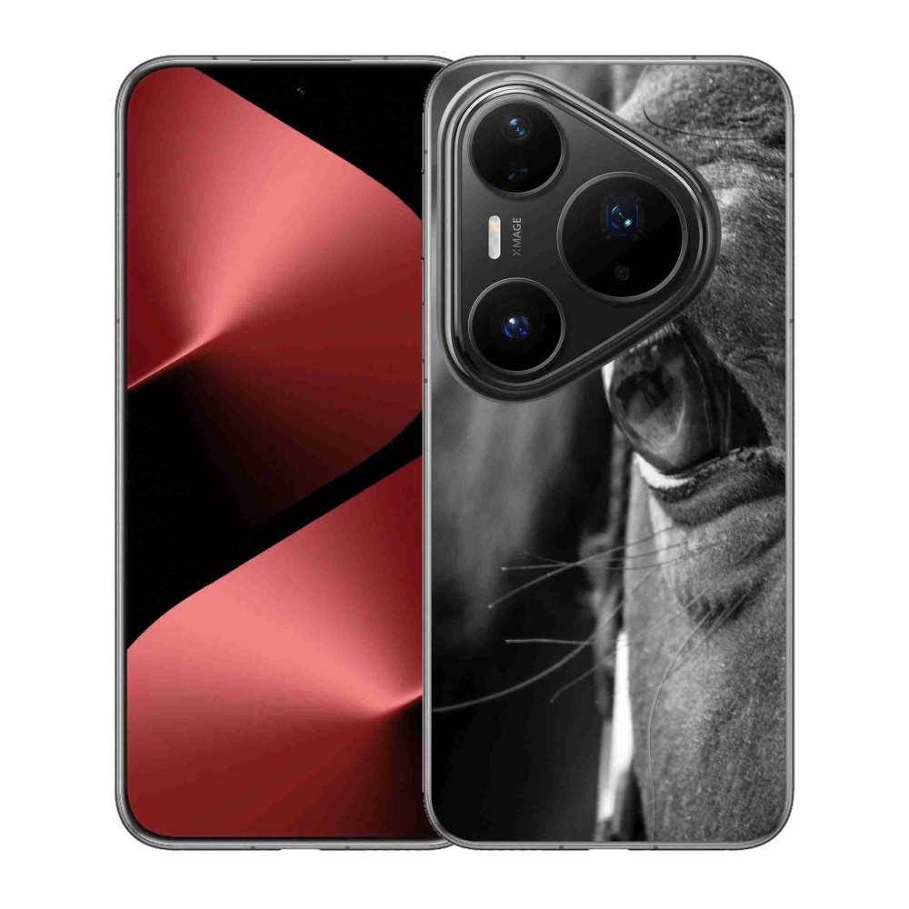 Gelový kryt mmCase na Huawei Pura 80 Pro - koňský pohled