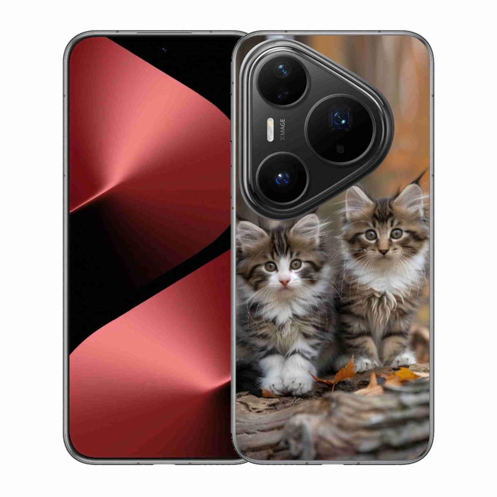 Gelový kryt mmCase na Huawei Pura 80 Pro - kočičí duo 3