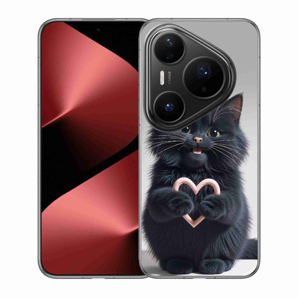 Gelový kryt mmCase na Huawei Pura 80 Pro - kočičí láska 3