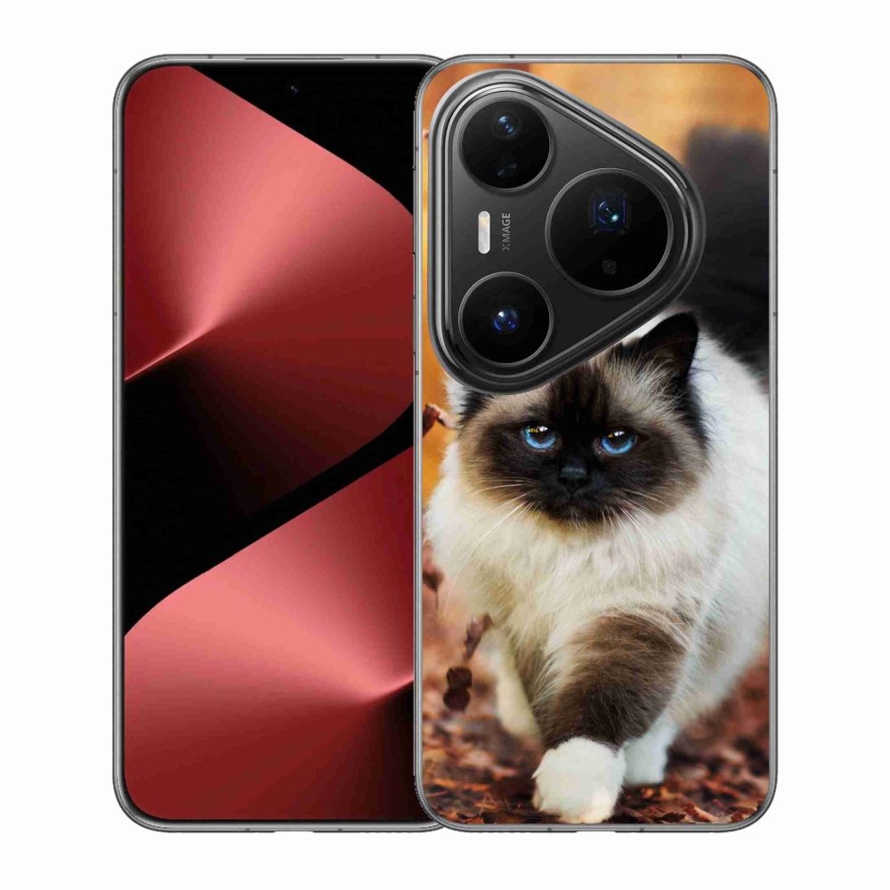 Gelový kryt mmCase na Huawei Pura 80 Pro - kočka