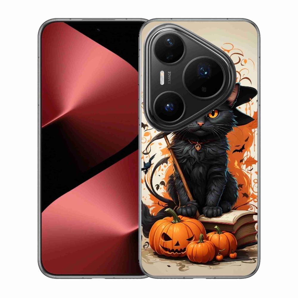 Gelový kryt mmCase na Huawei Pura 80 Pro - kocour čaroděj
