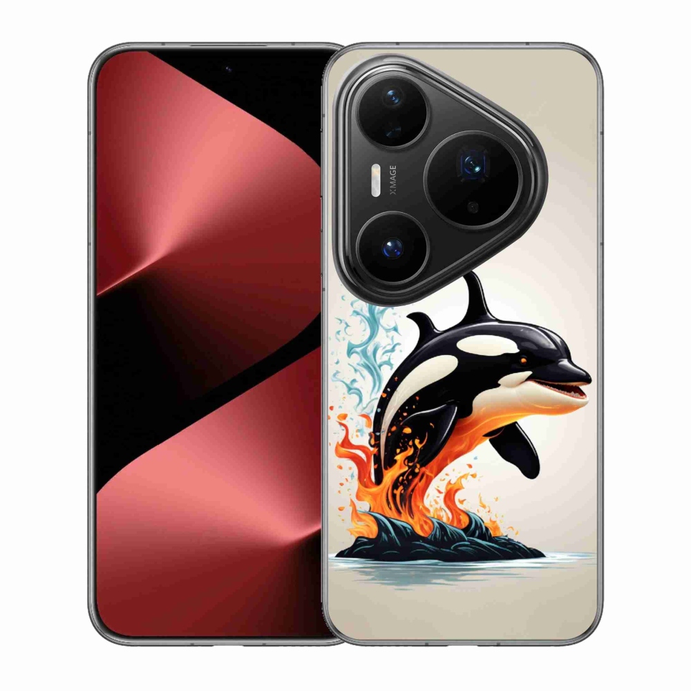 Gelový kryt mmCase na Huawei Pura 80 Pro - kosatka