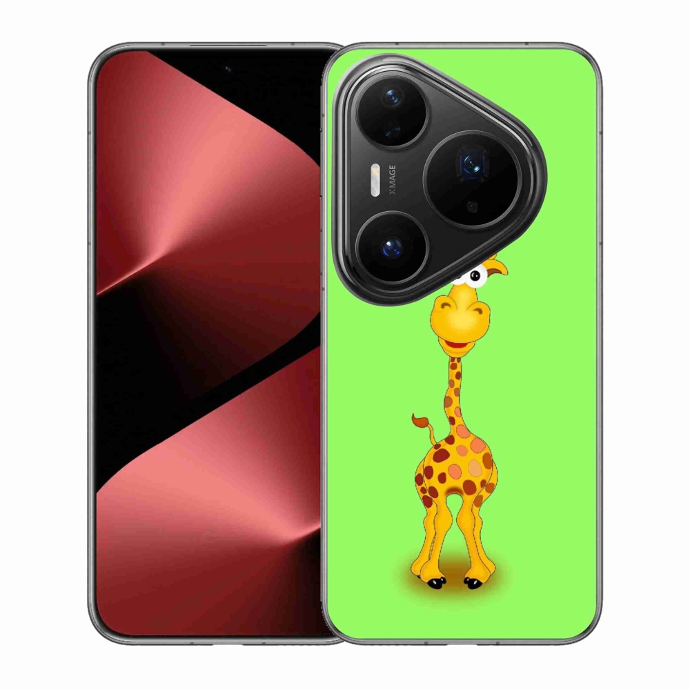 Gelový kryt mmCase na Huawei Pura 80 Pro - kreslená žirafa