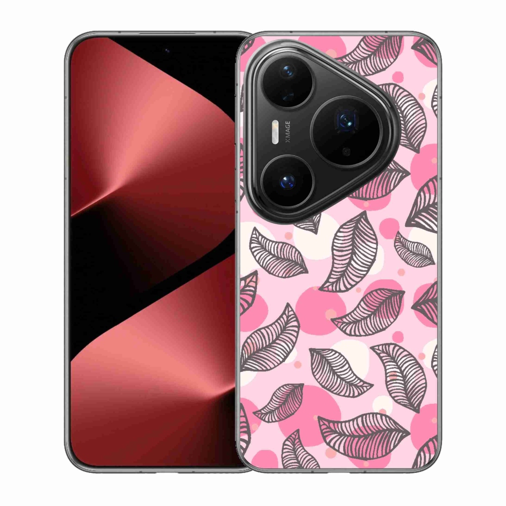 Gelový kryt mmCase na Huawei Pura 80 Pro - kreslené padající listy