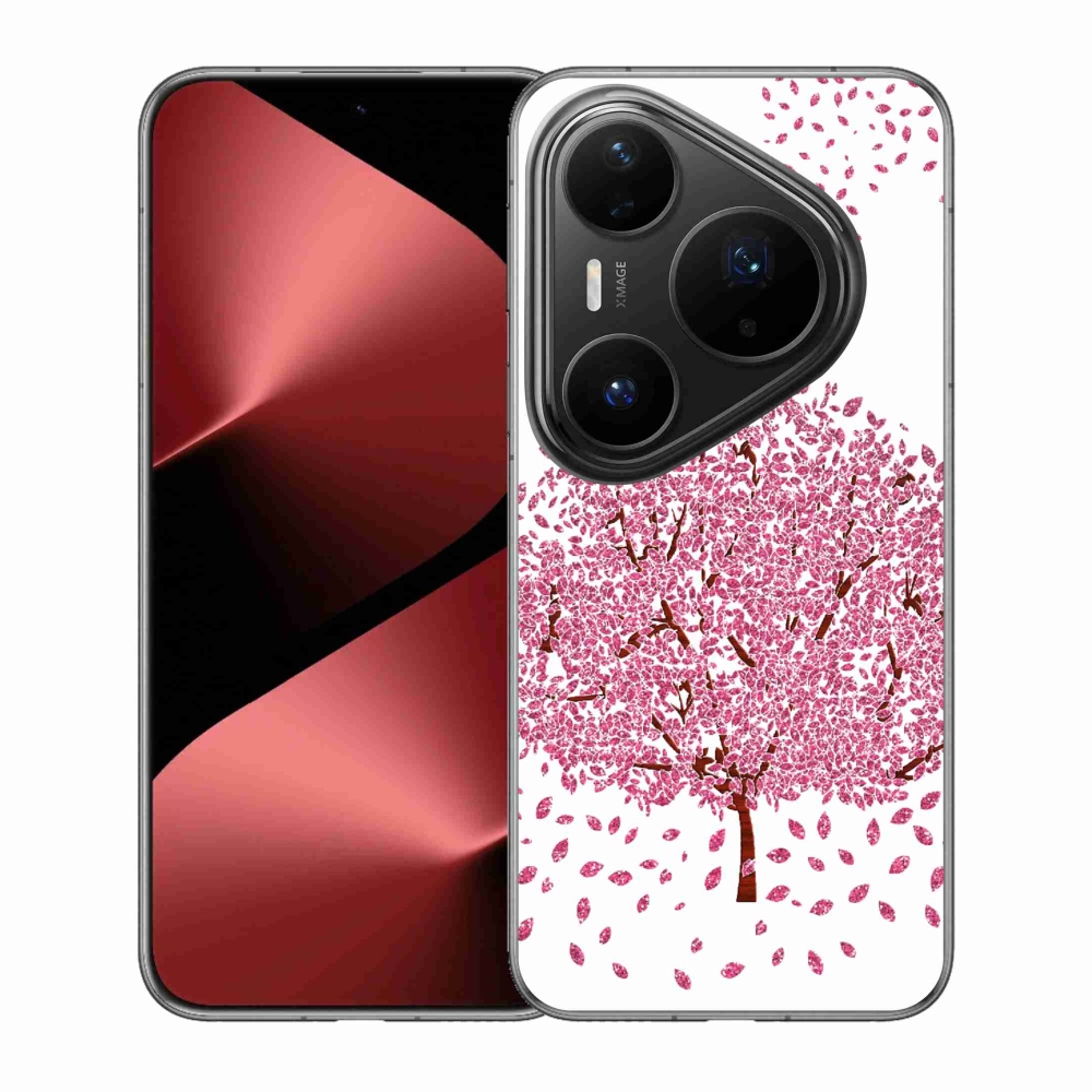 Gelový kryt mmCase na Huawei Pura 80 Pro - kreslený strom s listy