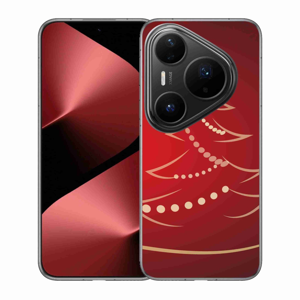 Gelový kryt mmCase na Huawei Pura 80 Pro - kreslený vánoční stromek