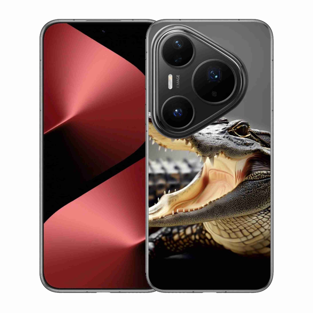 Gelový kryt mmCase na Huawei Pura 80 Pro - krokodýl