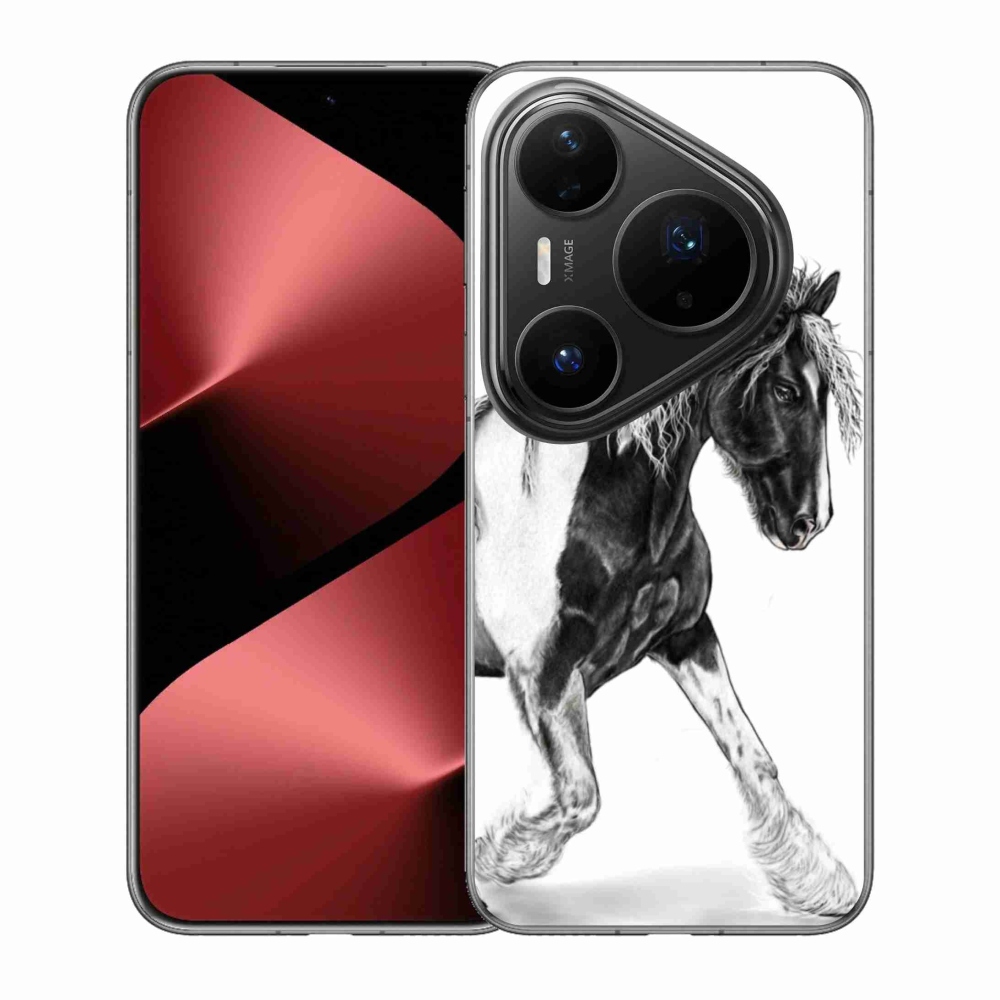 Gelový kryt mmCase na Huawei Pura 80 Pro - kůň