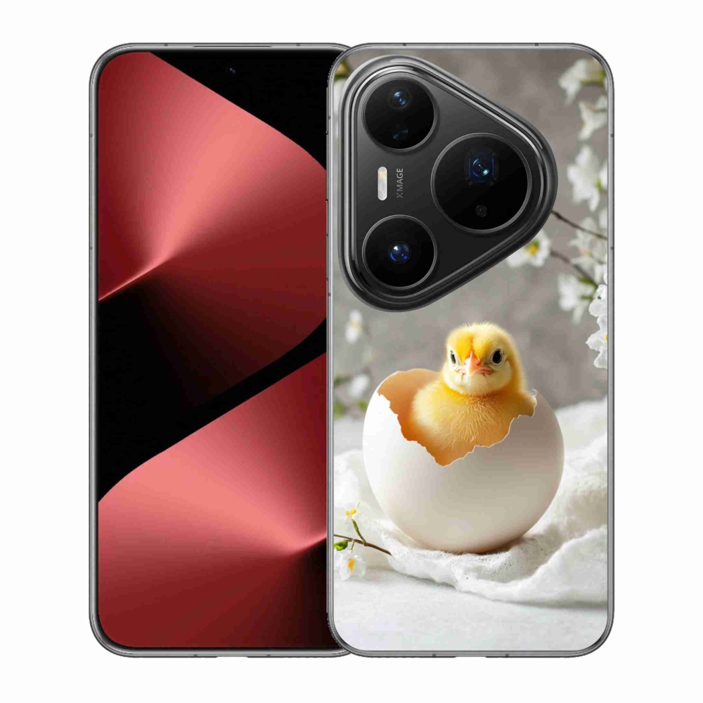 Gelový kryt mmCase na Huawei Pura 80 Pro - kuřátko