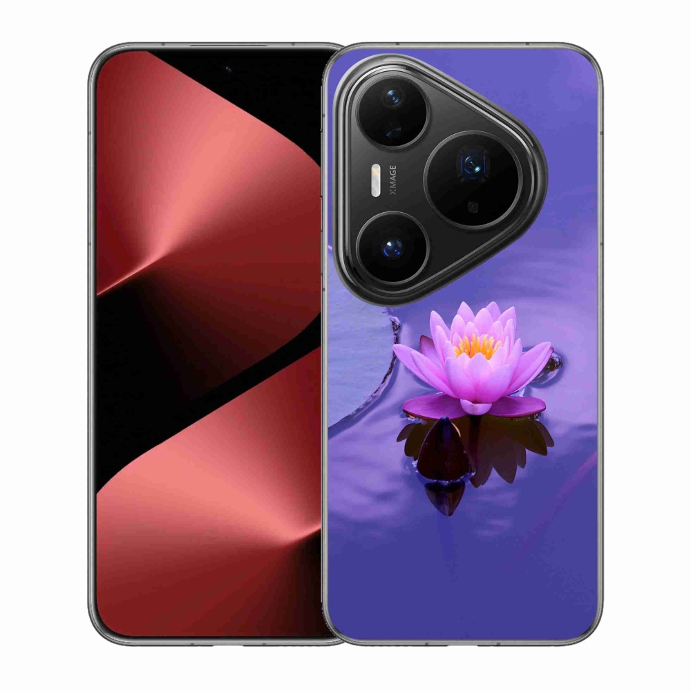 Gelový kryt mmCase na Huawei Pura 80 Pro - květ na hladině