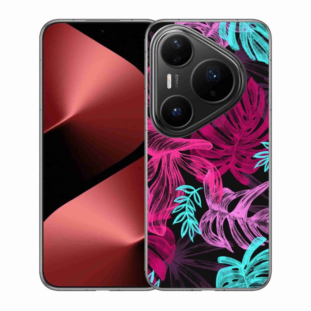 Gelový kryt mmCase na Huawei Pura 80 Pro - květiny 1