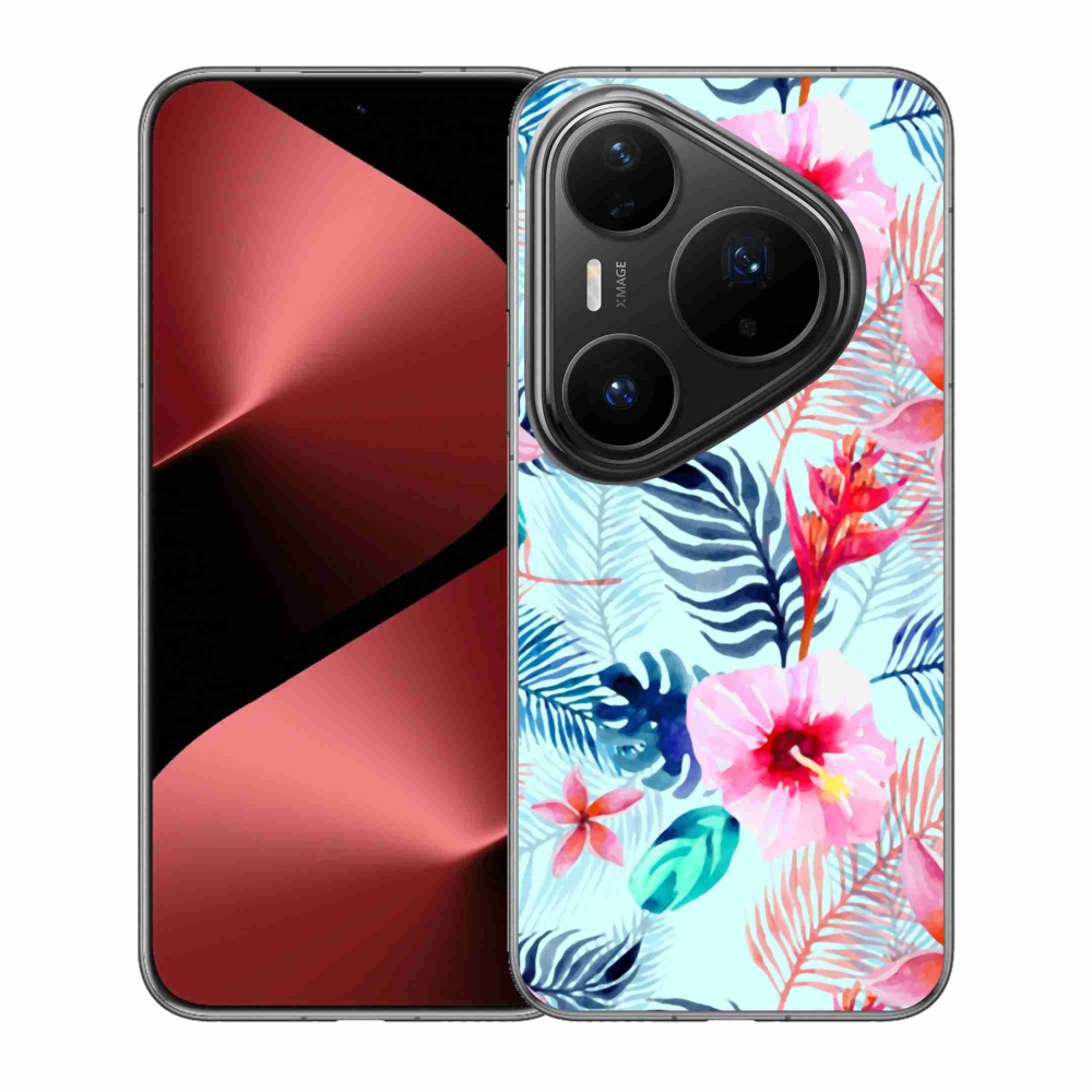 Gelový kryt mmCase na Huawei Pura 80 Pro - květiny