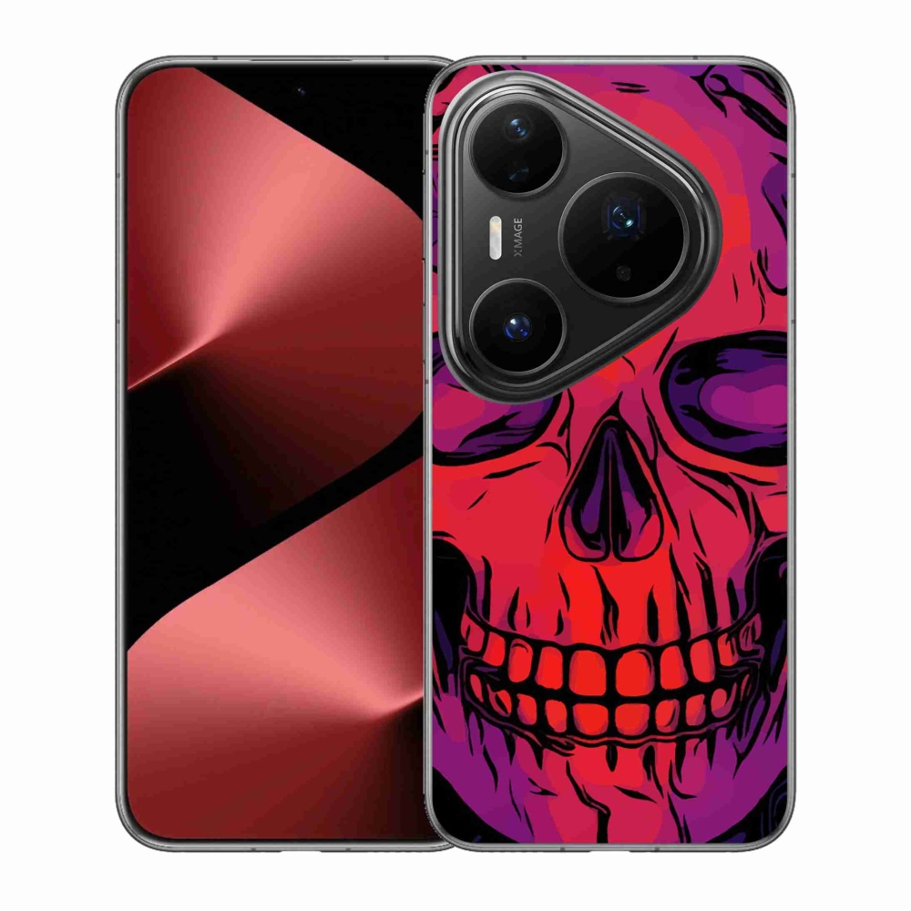 Gelový kryt mmCase na Huawei Pura 80 Pro - lebka
