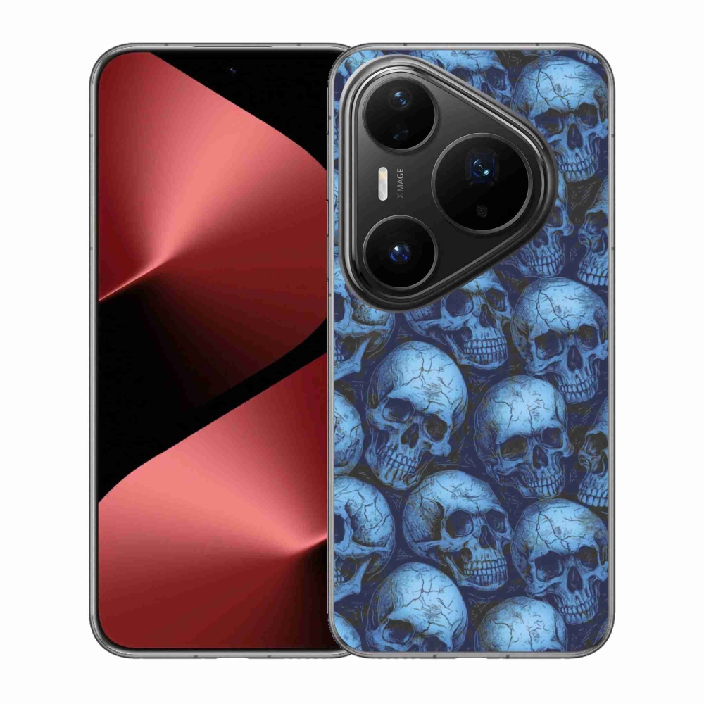 Gelový kryt mmCase na Huawei Pura 80 Pro - lebky