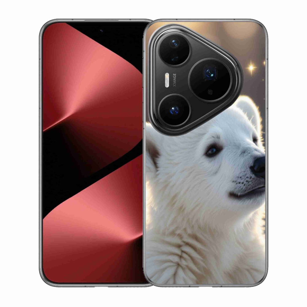 Gelový kryt mmCase na Huawei Pura 80 Pro - lední medvěd