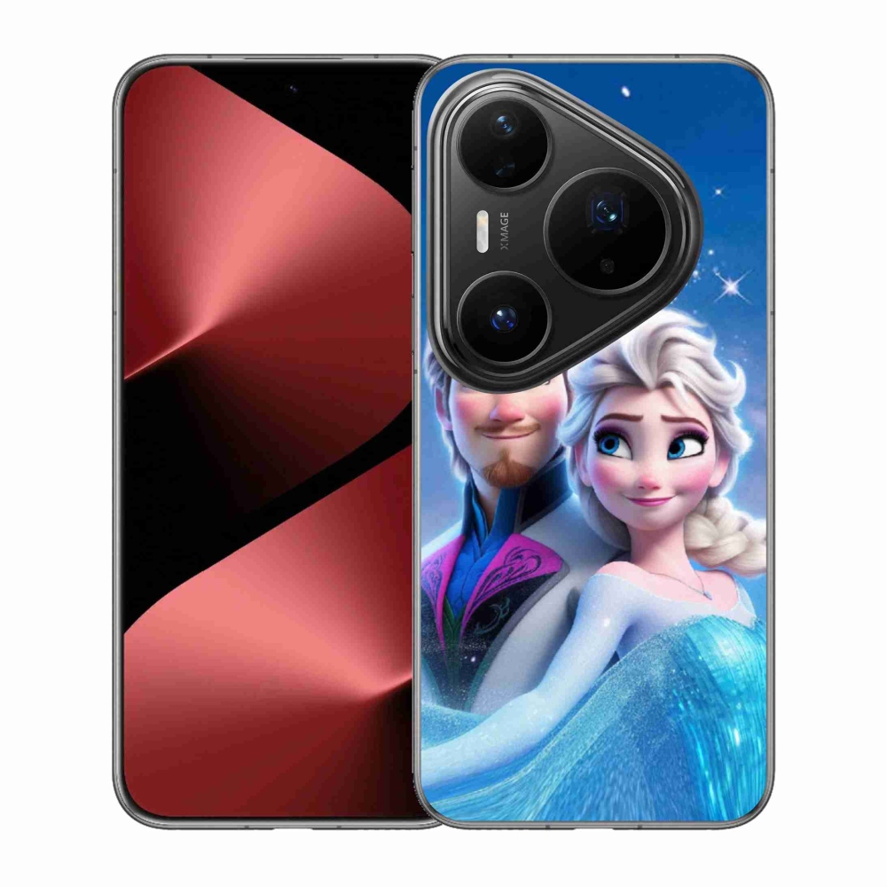 Gelový kryt mmCase na Huawei Pura 80 Pro - ledové království 1
