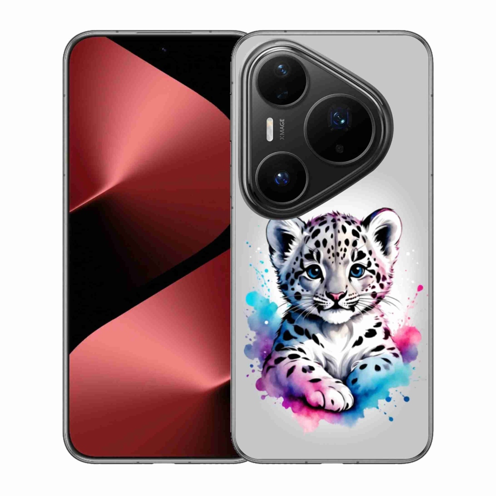 Gelový kryt mmCase na Huawei Pura 80 Pro - levhartí mládě