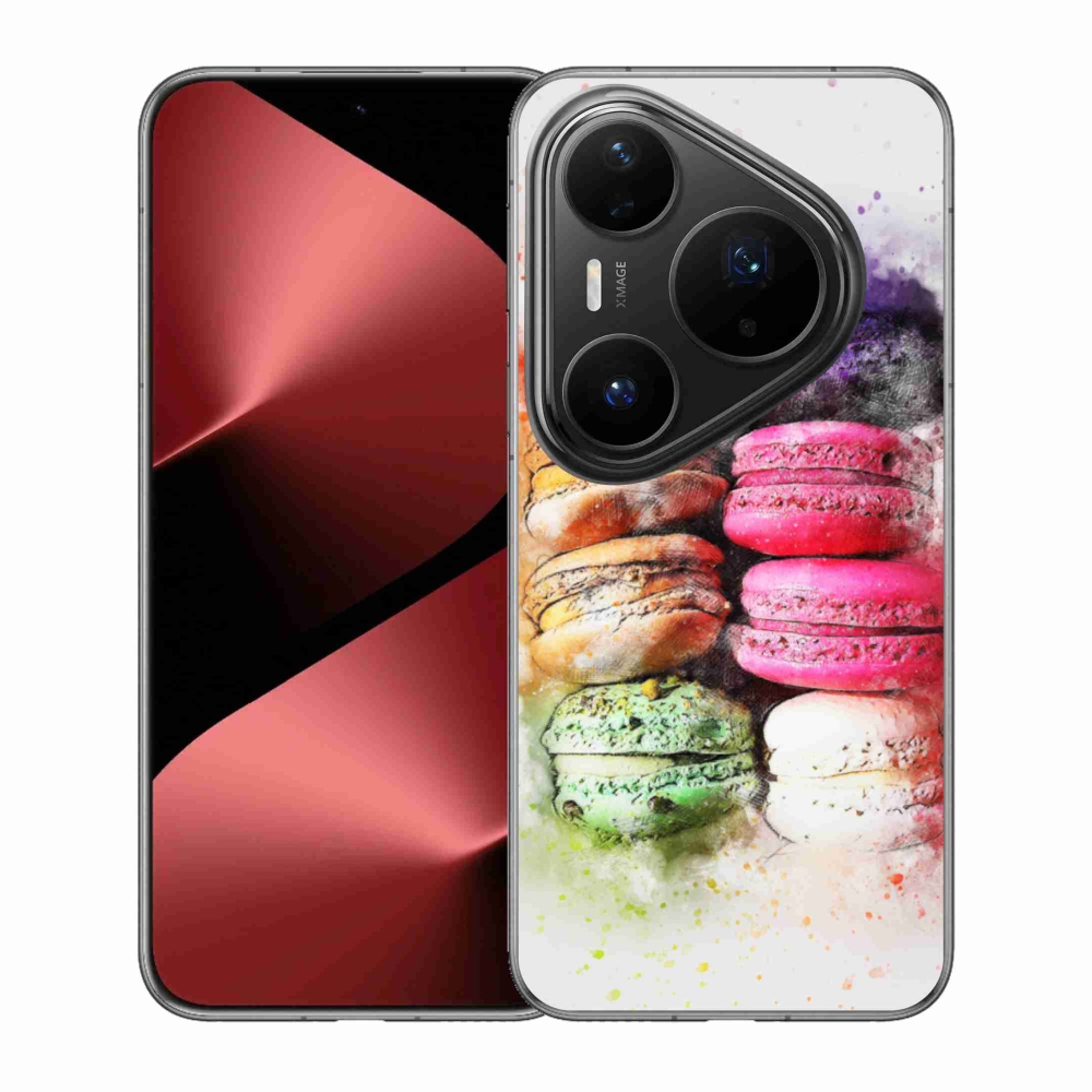 Gelový kryt mmCase na Huawei Pura 80 Pro - makrónky
