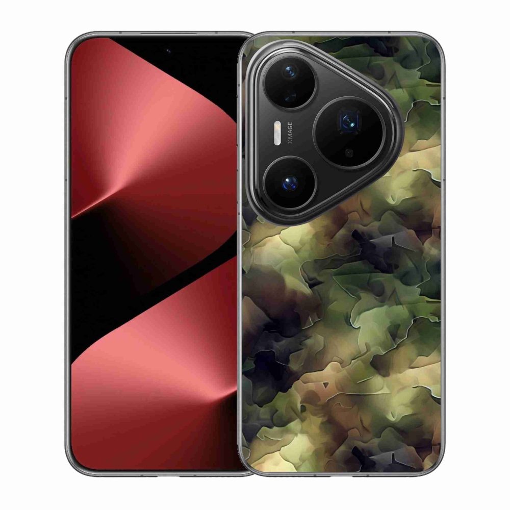 Gelový kryt mmCase na Huawei Pura 80 Pro - maskáčový vzor 10