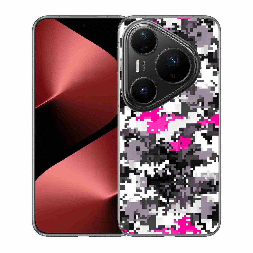 Gelový kryt mmCase na Huawei Pura 80 Pro - maskáčový vzor 4