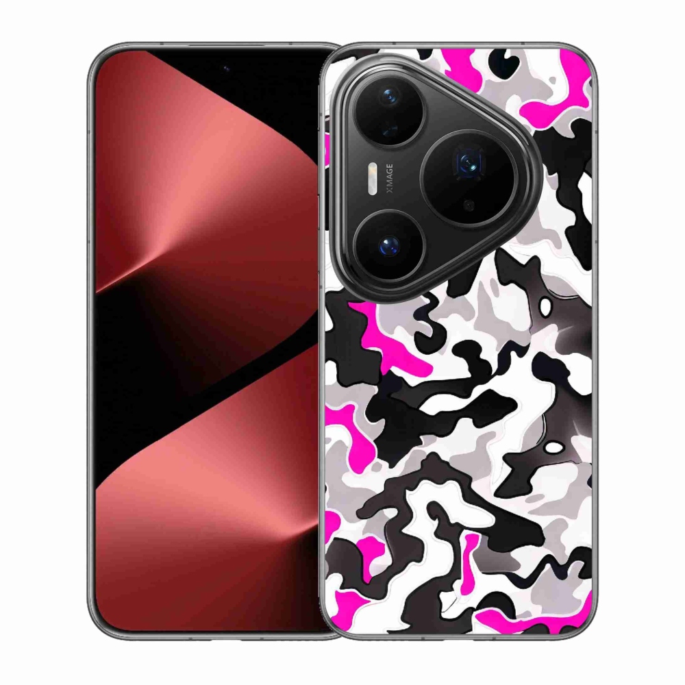 Gelový kryt mmCase na Huawei Pura 80 Pro - maskáčový vzor 5
