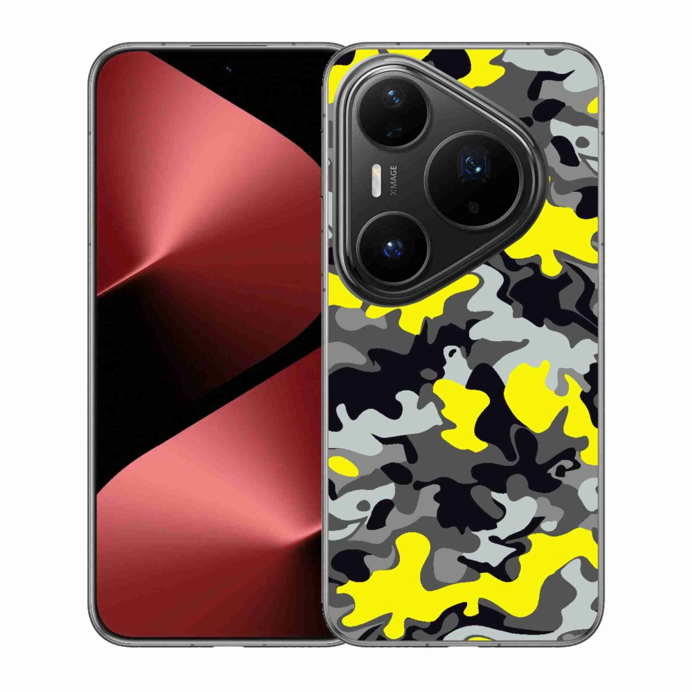 Gelový kryt mmCase na Huawei Pura 80 Pro - maskáčový vzor 6