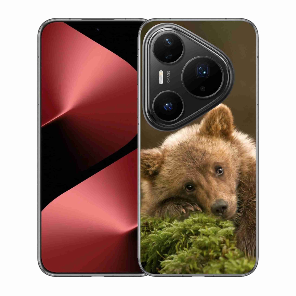 Gelový kryt mmCase na Huawei Pura 80 Pro - medvěd