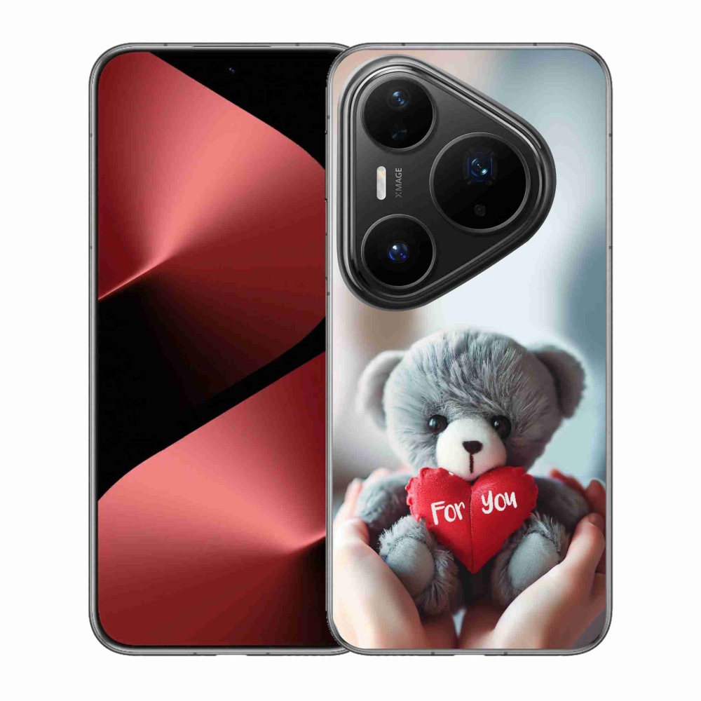 Gelový kryt mmCase na Huawei Pura 80 Pro - medvídek pro zamilované