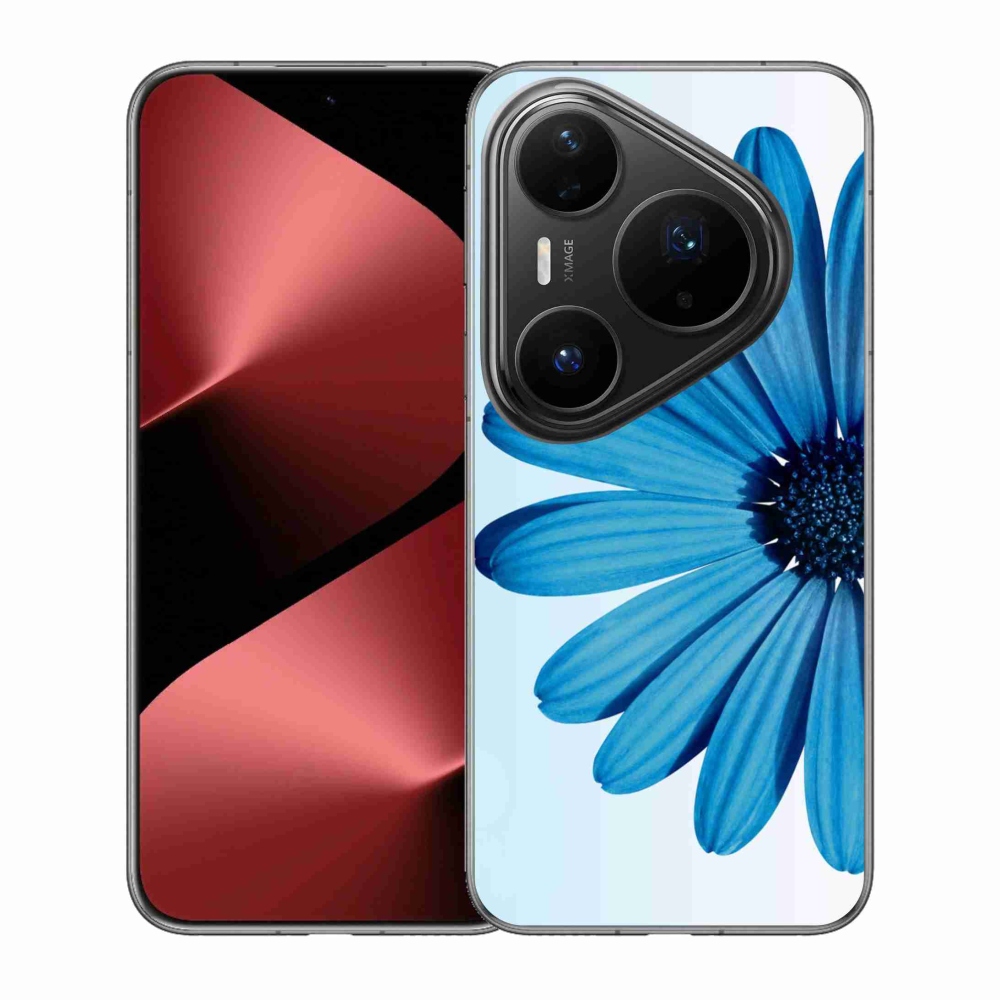 Gelový kryt mmCase na Huawei Pura 80 Pro - modrá kopretina