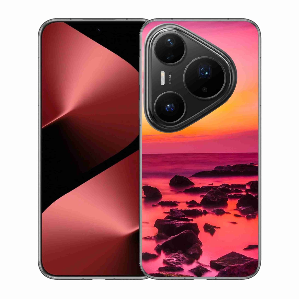 Gelový kryt mmCase na Huawei Pura 80 Pro - moře a záře