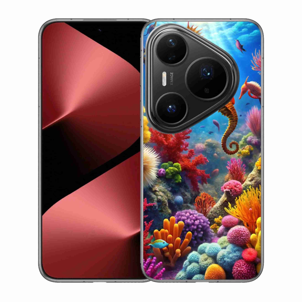 Gelový kryt mmCase na Huawei Pura 80 Pro - mořský svět 3