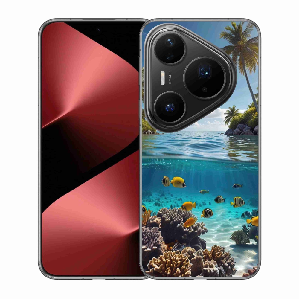 Gelový kryt mmCase na Huawei Pura 80 Pro - mořský svět 4