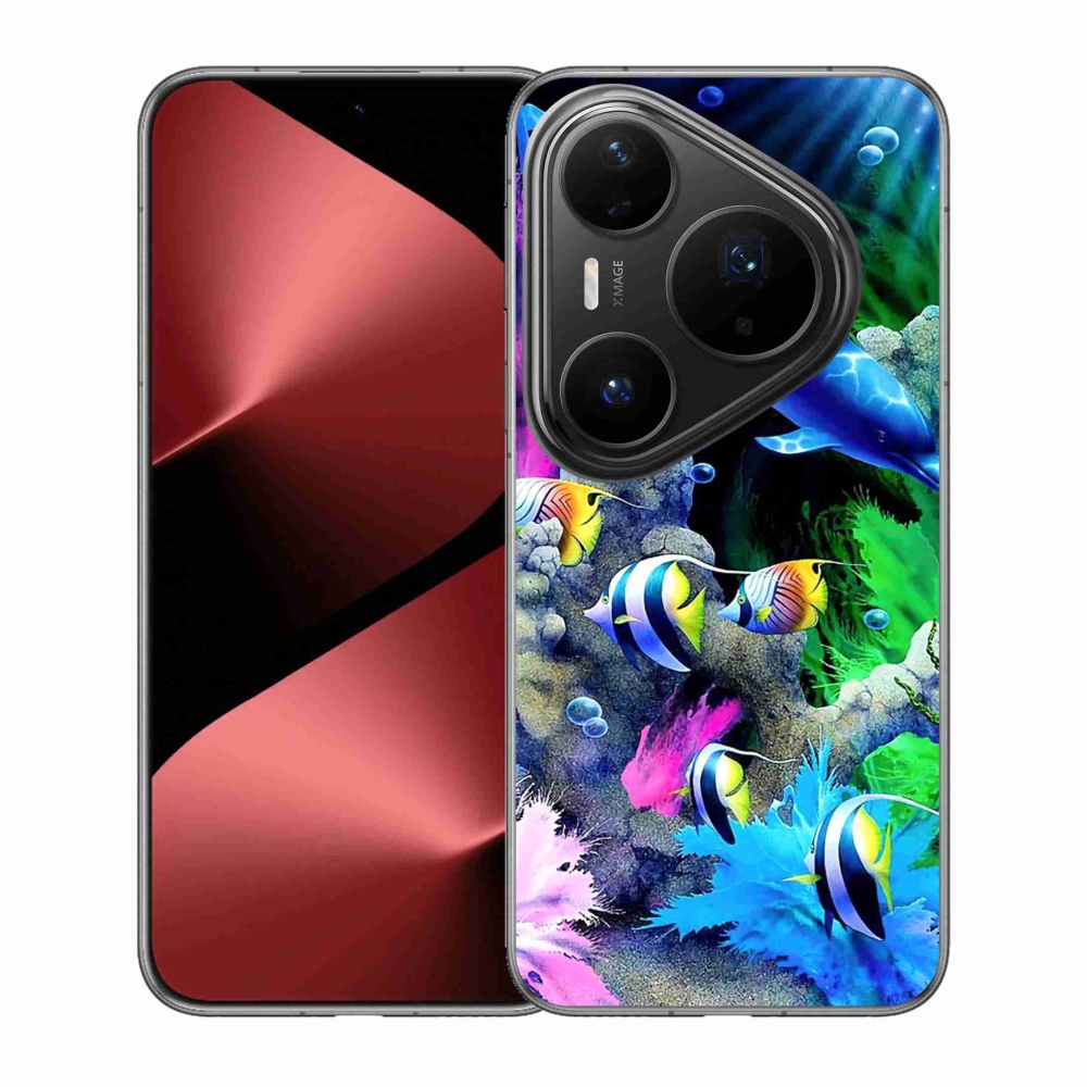 Gelový kryt mmCase na Huawei Pura 80 Pro - mořský svět