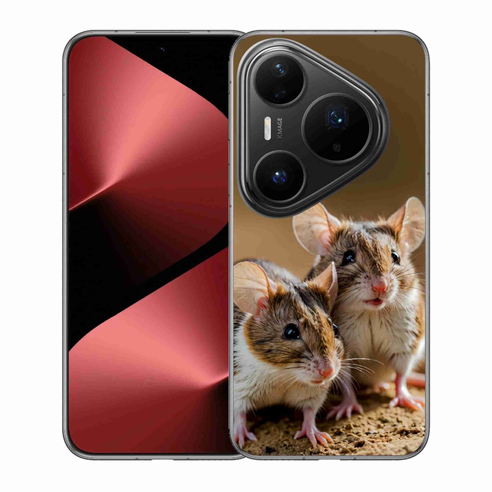 Gelový kryt mmCase na Huawei Pura 80 Pro - myší duo