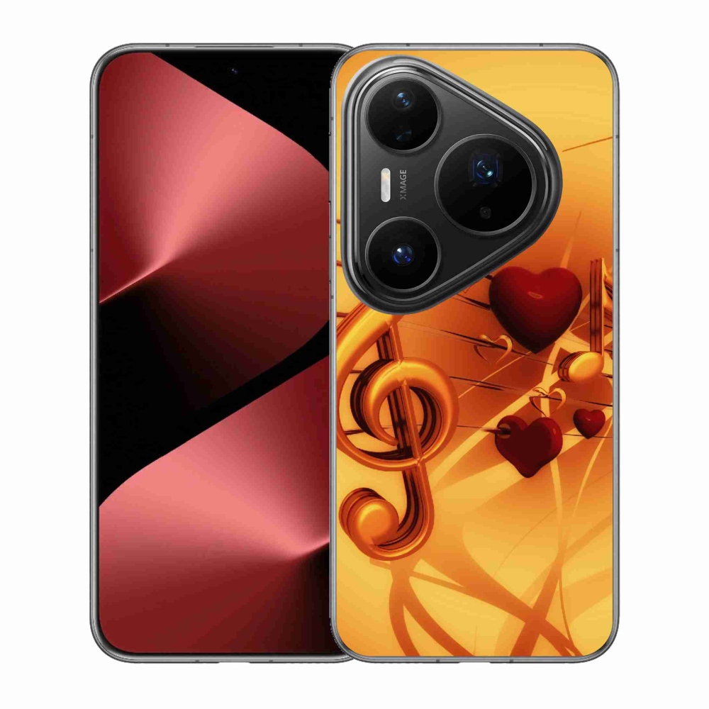 Gelový kryt mmCase na Huawei Pura 80 Pro - noty