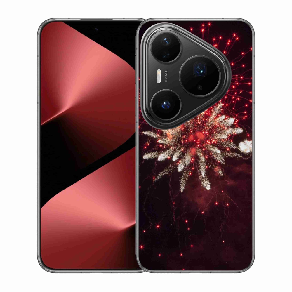 Gelový kryt mmCase na Huawei Pura 80 Pro - ohňostroj