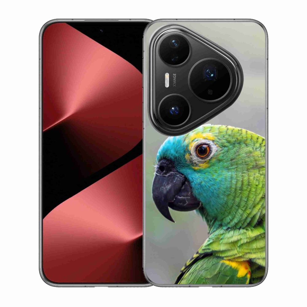 Gelový kryt mmCase na Huawei Pura 80 Pro - papoušek amazoňan
