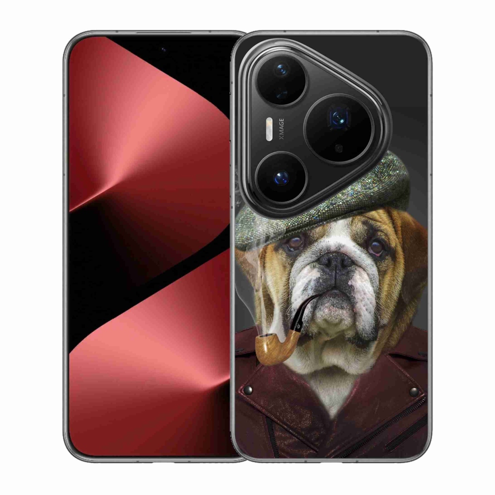 Gelový kryt mmCase na Huawei Pura 80 Pro - pes s fajfkou
