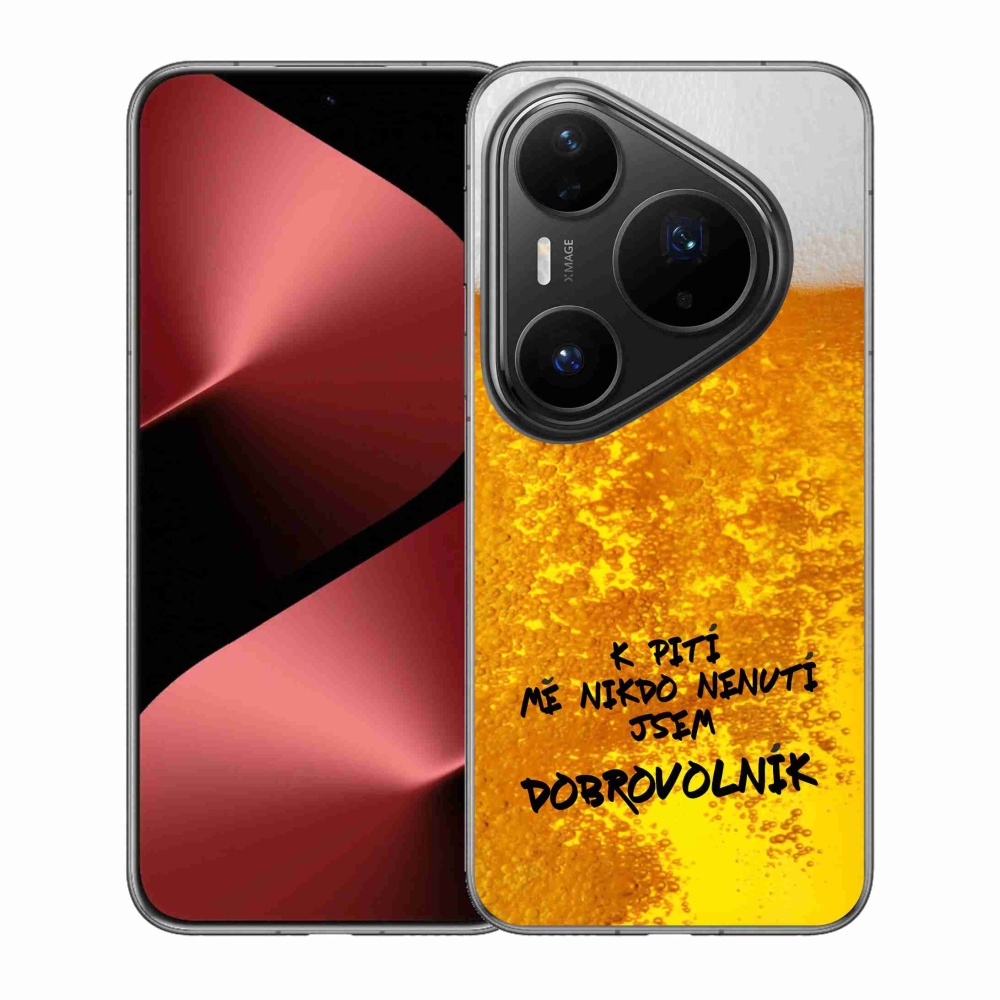 Gelový kryt mmCase na Huawei Pura 80 Pro - pivní motiv 4