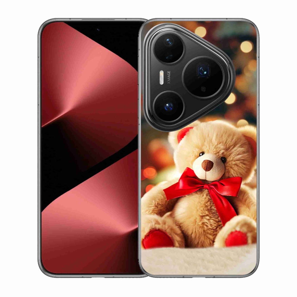 Gelový kryt mmCase na Huawei Pura 80 Pro - plyšový medvídek
