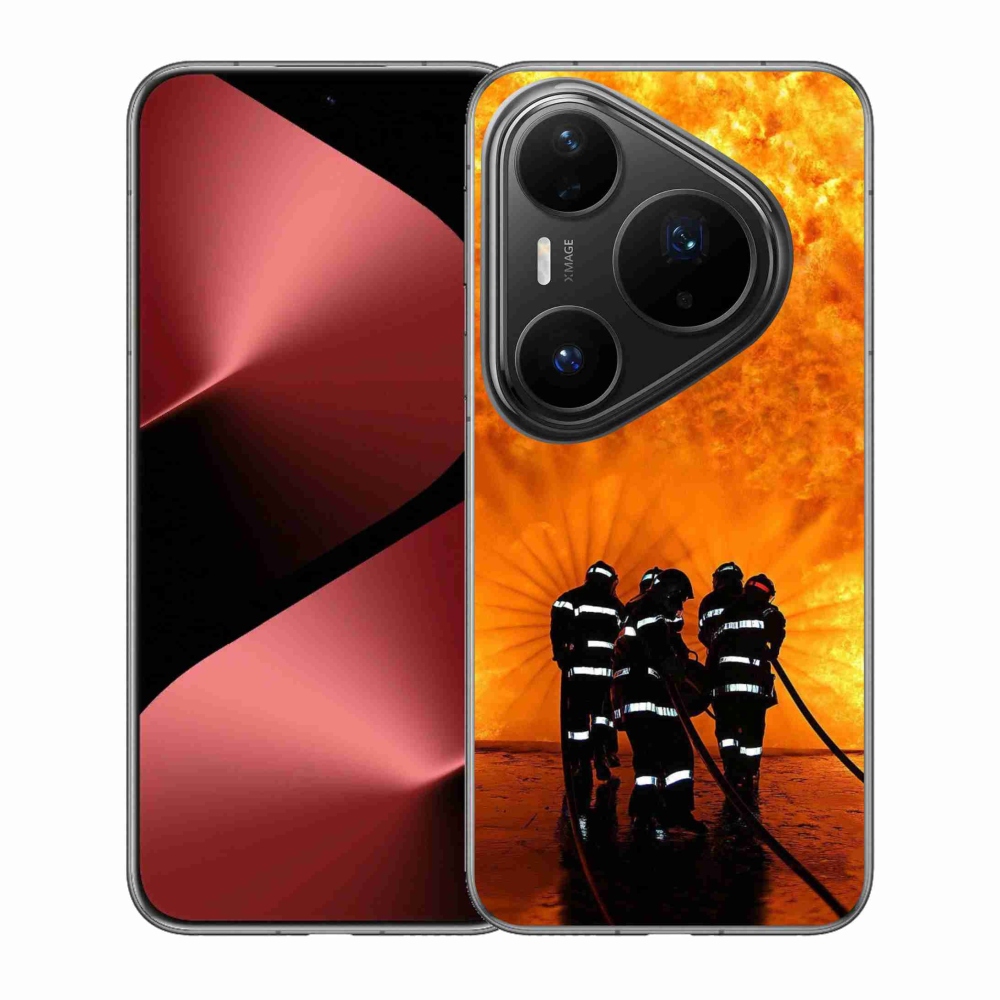 Gelový kryt mmCase na Huawei Pura 80 Pro - požár