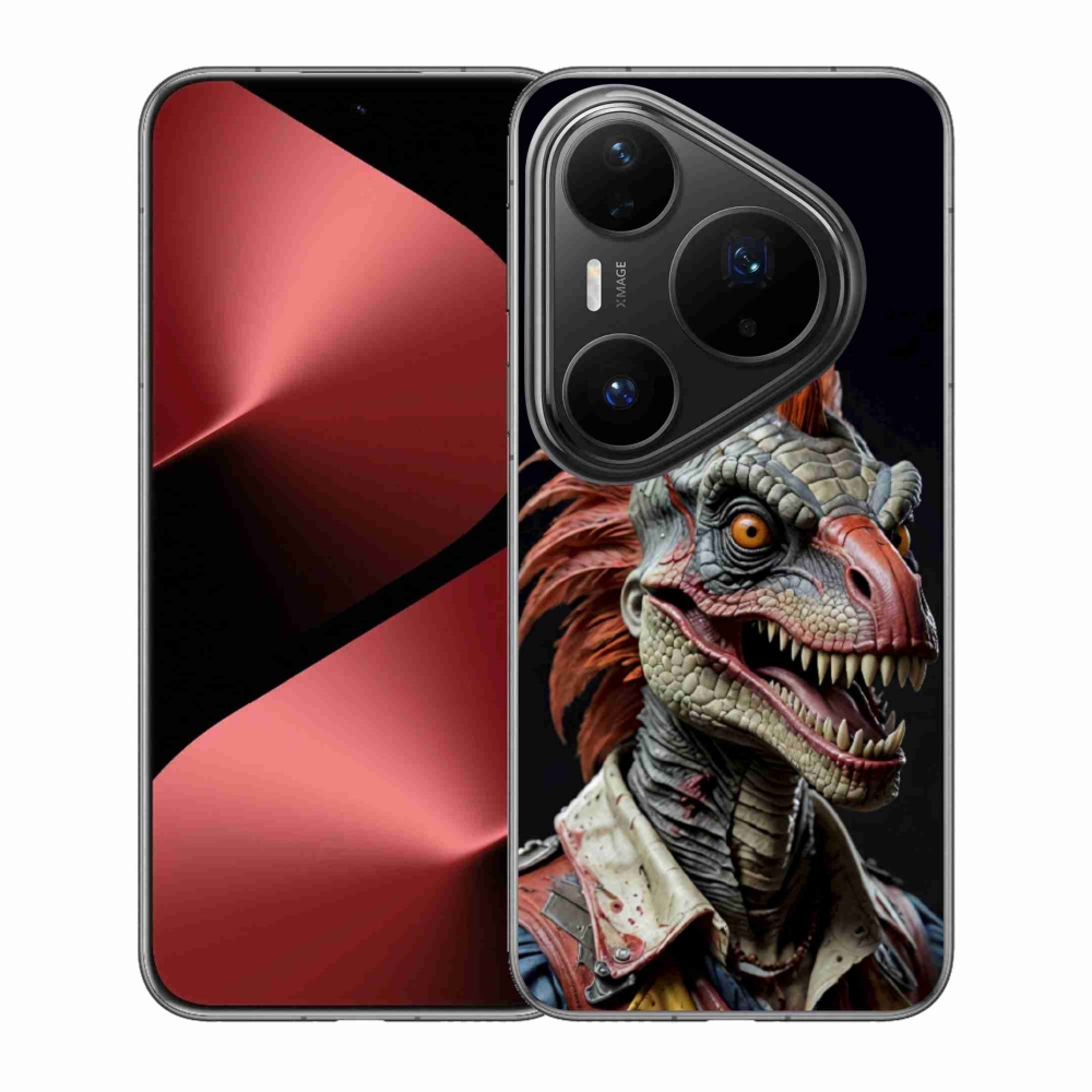 Gelový kryt mmCase na Huawei Pura 80 Pro - punk dinosaurus