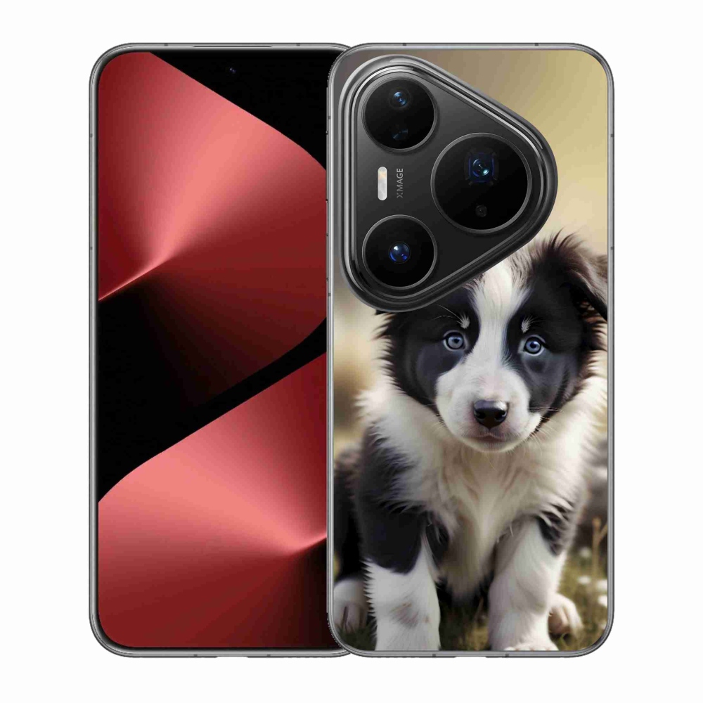 Gelový kryt mmCase na Huawei Pura 80 Pro - roztomilá border kolie