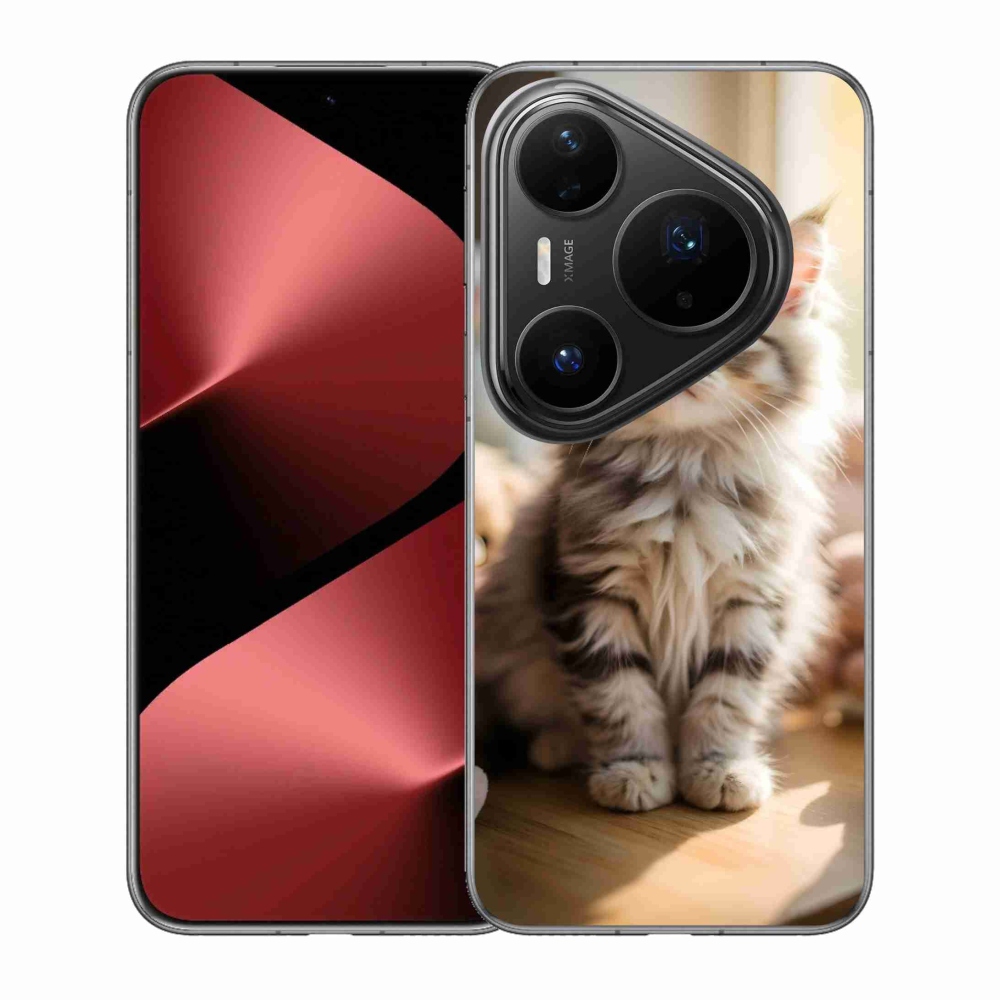 Gelový kryt mmCase na Huawei Pura 80 Pro - roztomilé kotě 10