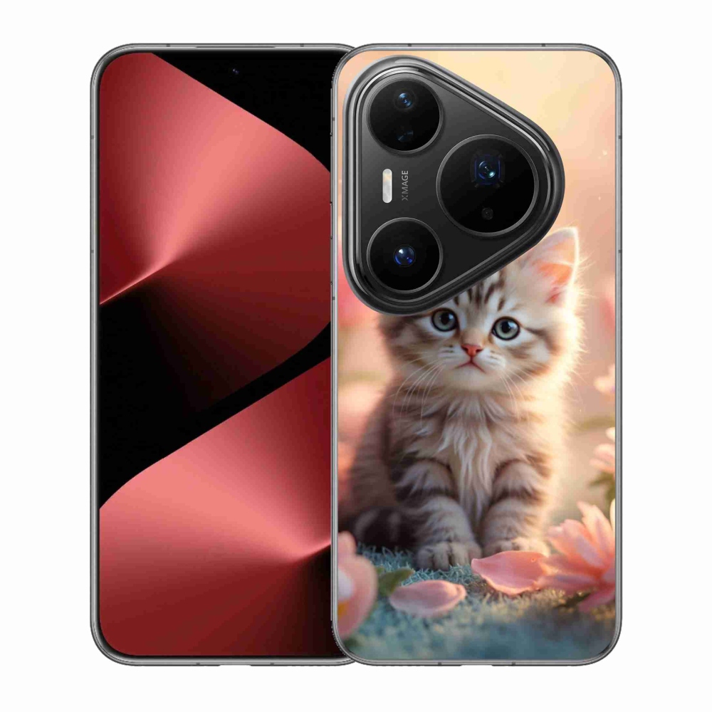Gelový kryt mmCase na Huawei Pura 80 Pro - roztomilé kotě 8