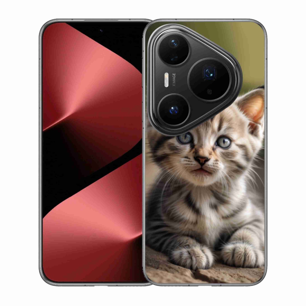 Gelový kryt mmCase na Huawei Pura 80 Pro - roztomilé kotě 9