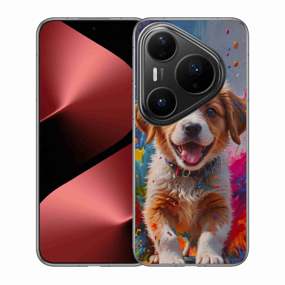 Gelový kryt mmCase na Huawei Pura 80 Pro - roztomilé štěně 3